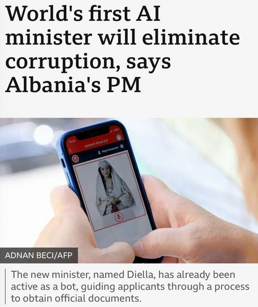 BREAKING NEWS: From AI ministers to robo directors, the governance race is on.